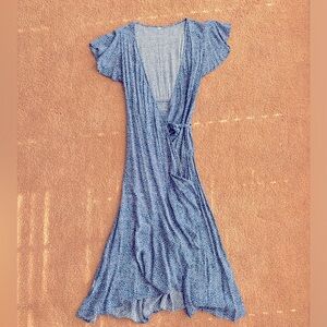 Wrap V-Neck High Low Sundress